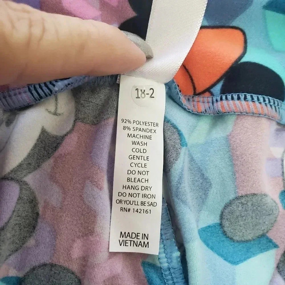 Lularoe Minnie Mouse Leggings - Picture 3 of 3